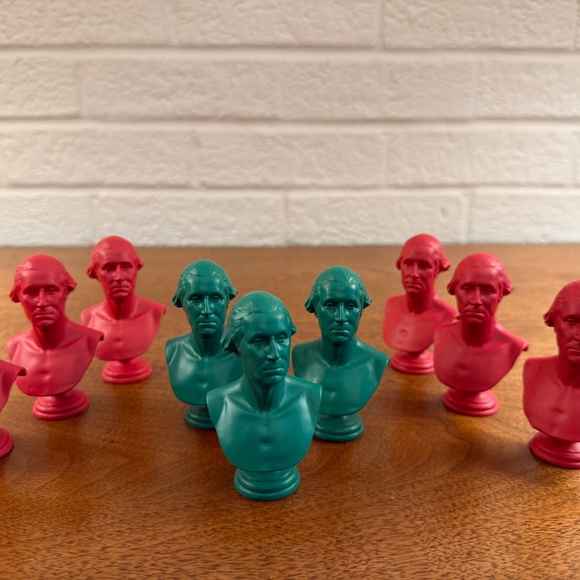 Little George Washington Houdon Busts-Set of 9 - Picture 4 of 4